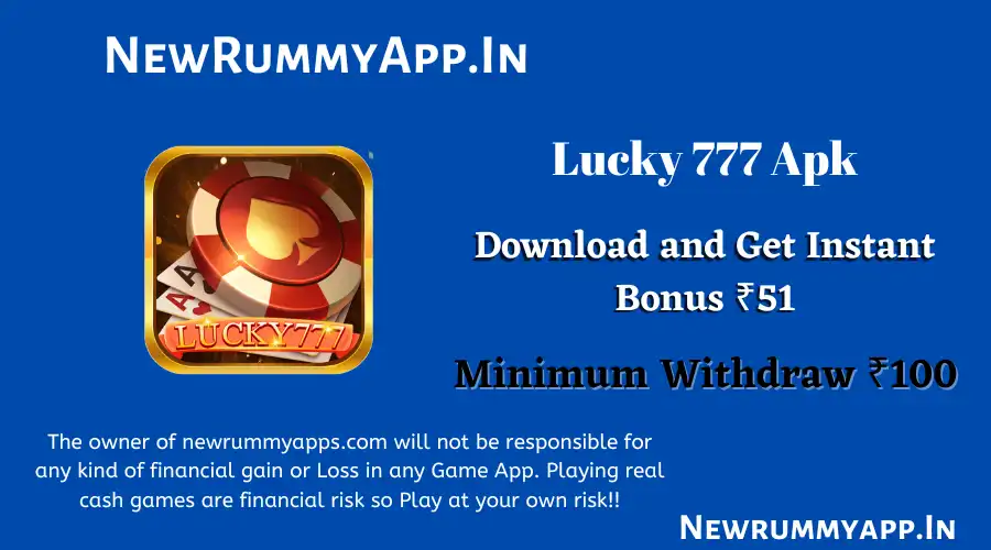 Lucky 777 Apk | Download & Earn Real Money