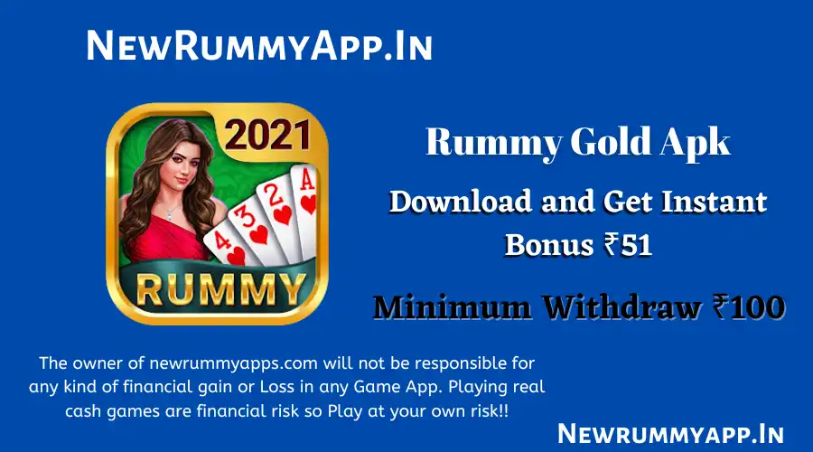 Rummy Gold Apk | Download & Get ₹20 | New Rummy App