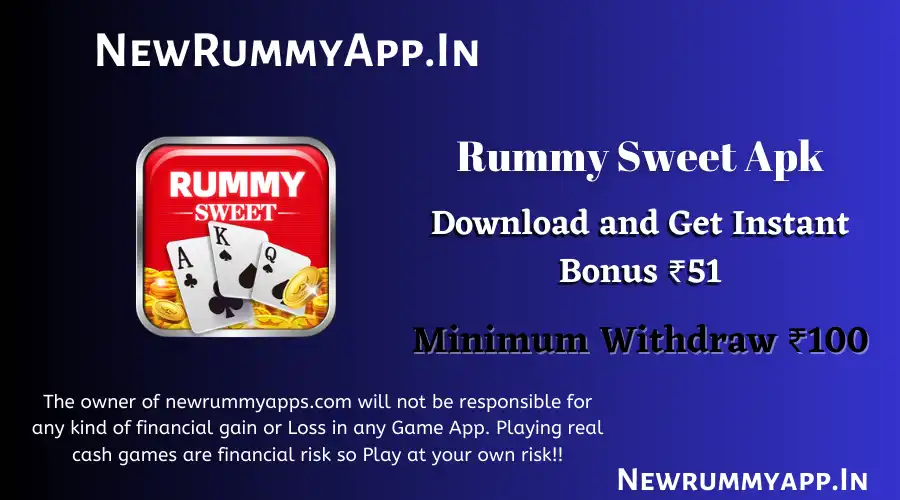 Rummy Sweet Apk | Download & Get ₹20 | New Rummy App