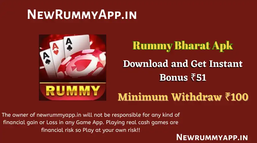 Rummy Bharat Apk Download & Get ₹51 Bonus New Earring App
