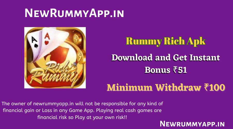 Rummy Rich Apk Download & Get ₹150 New Rummy App